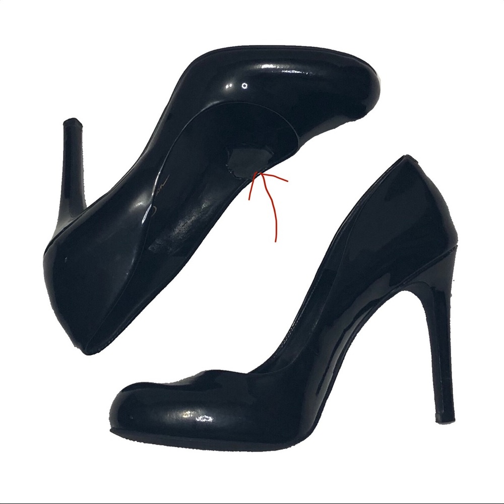 Jessica Simpson Black Patent Calie Pump size 8.5 - Picture 8 of 8